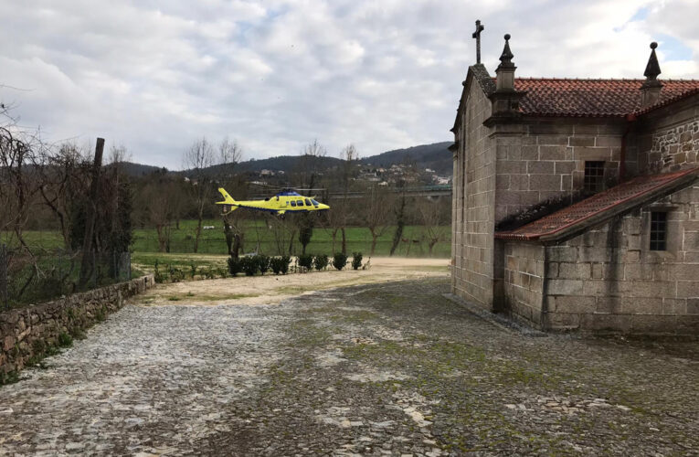 Jovem ficou com perna presa na fresa de um trator em Cabeceiras de Basto